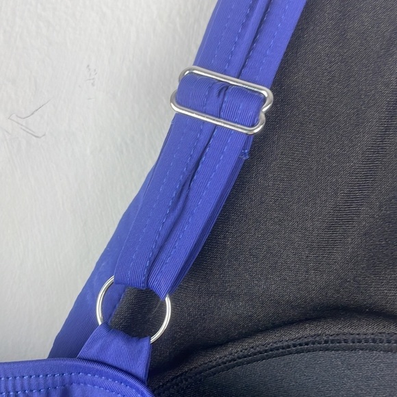 Sundance Navy Blue Bathing-suit with embroidery Size Large - Picture 10 of 11